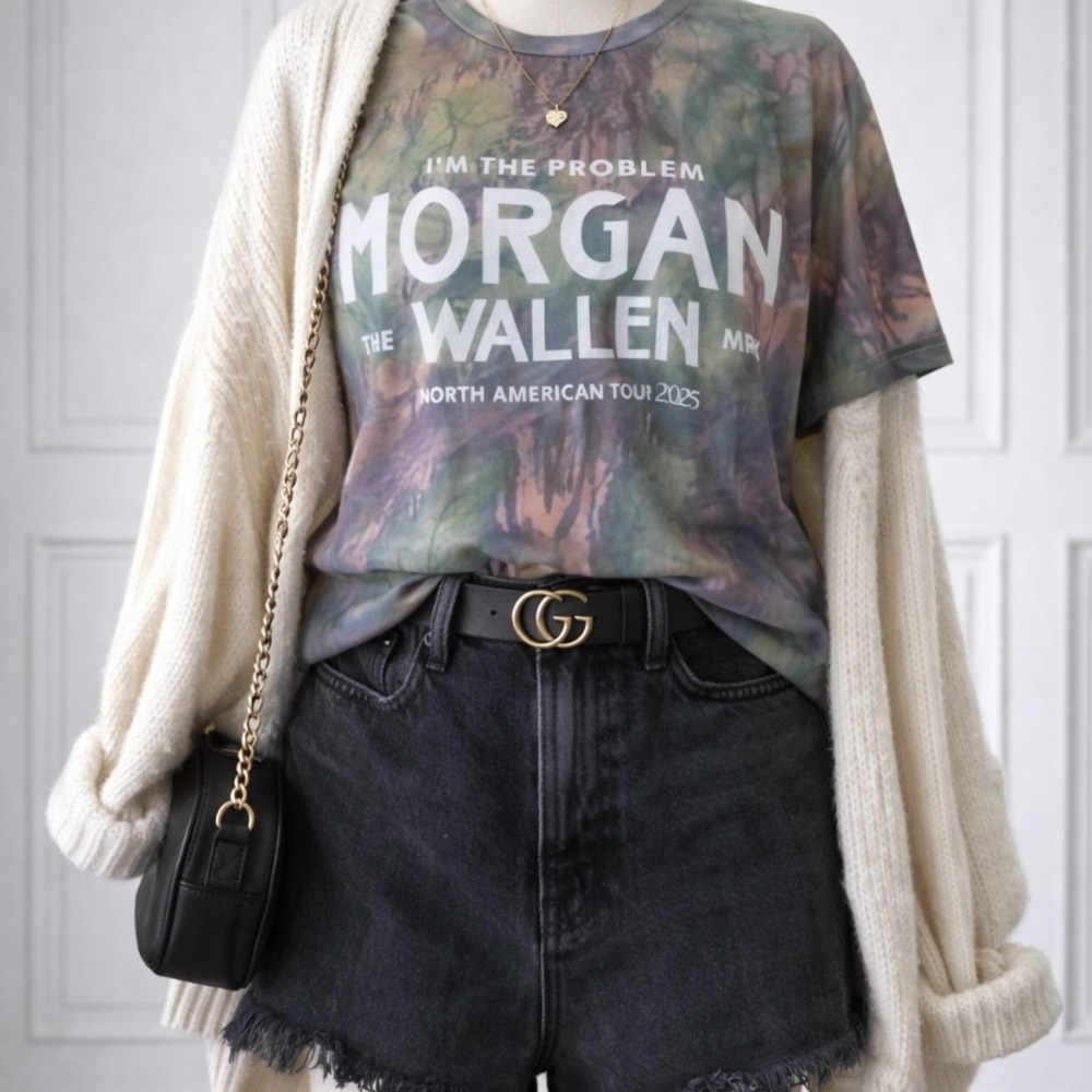 Morgan Wallen Tour T-Shirt 🎤✨ “I’m The Problem”